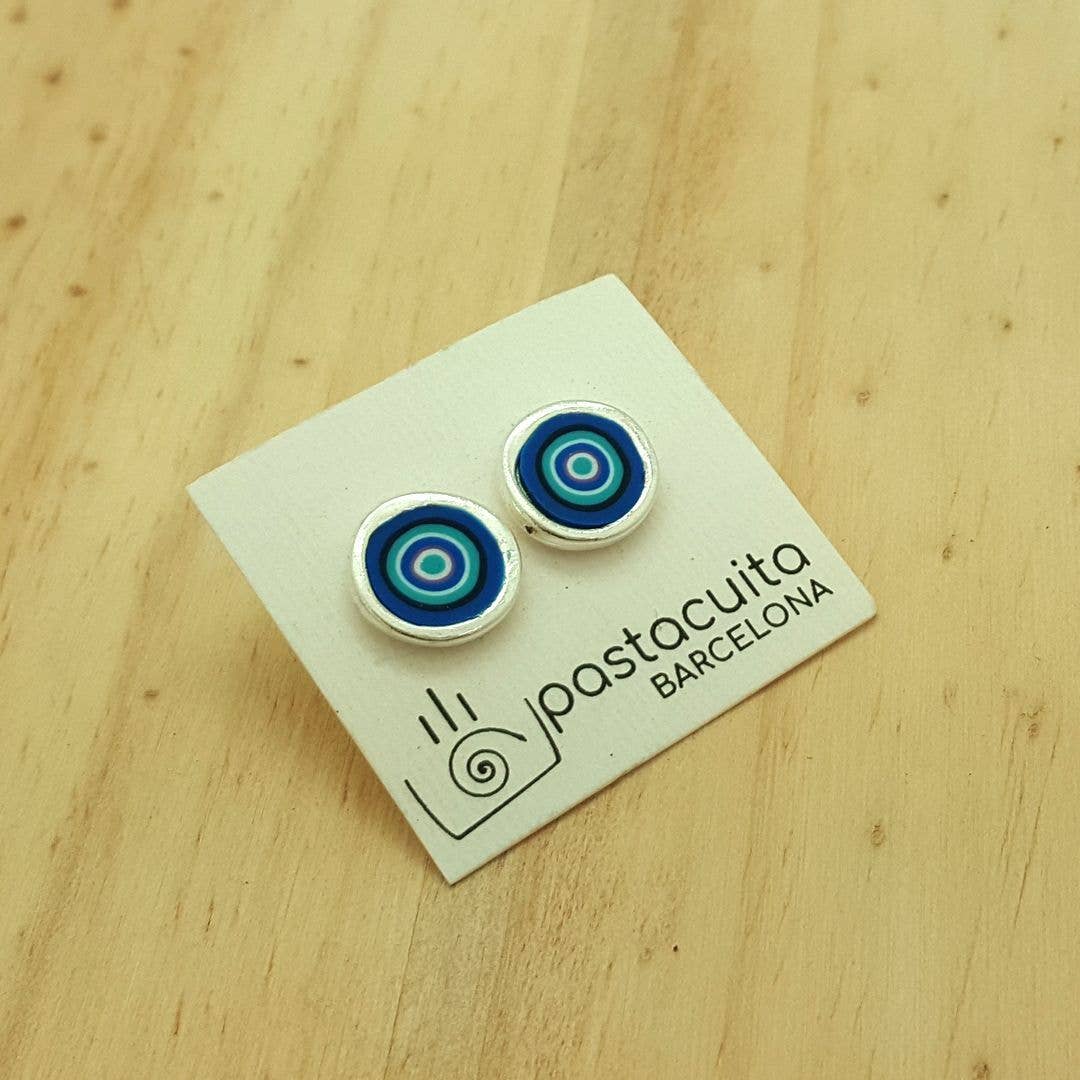 PASTACUITA - Wholesale Knopjes/oorstekers - Handgemaakte oorknopjes van polymeerklei in rustieke stijl4