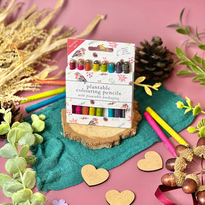 Little Green Gifts – wholesale Coloured pencil – Colouring Pencils - Choice Of Designs (TU-6)13