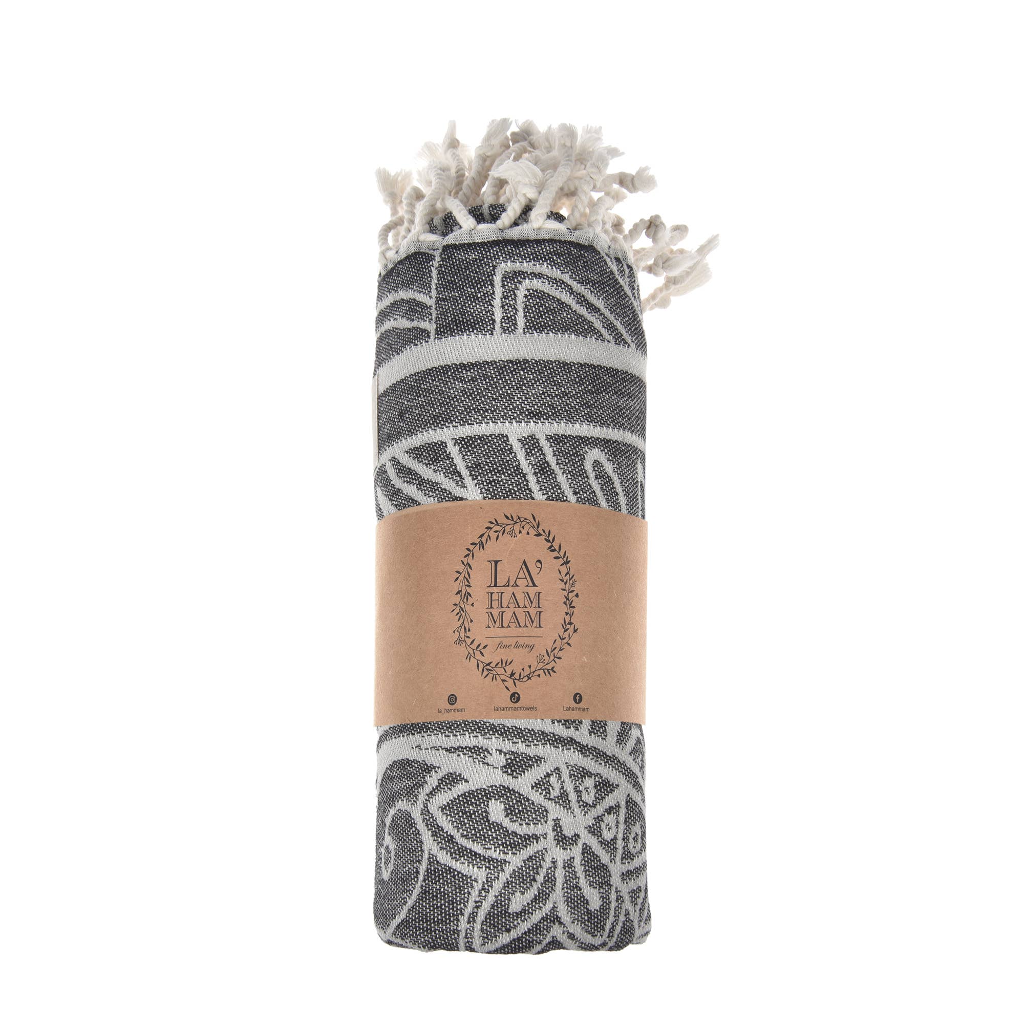 La Hammam – wholesale Strandhandduk – La Hammam exklusiv Magic Dolphin peshtemal i ren bomull, strandhandduk4