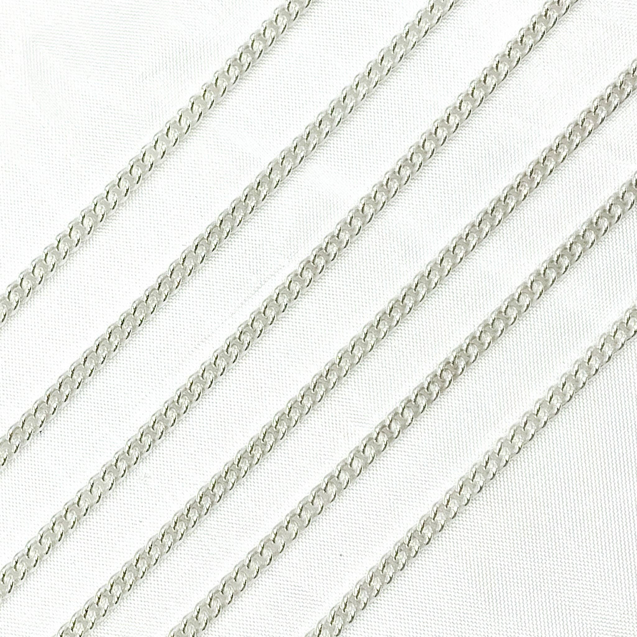 Jewels & Chains - Wholesale Link & Chain Necklace - X19SS. Sterling Silver Curb Link Chain2