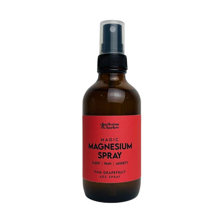 Spray de Magnésium MAGIQUE au Pamplemousse Rose pour la vente par Charleston & Harlow Candle Co.