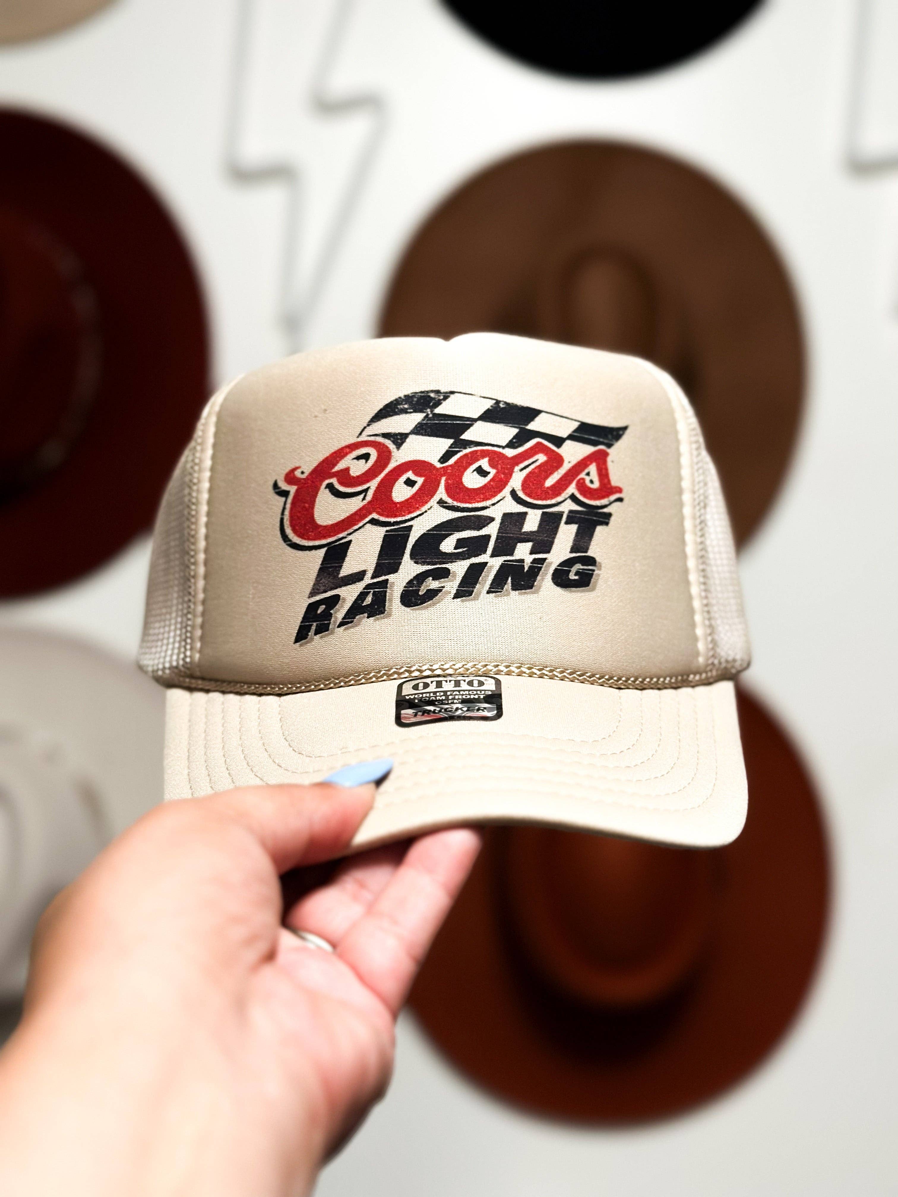 Hill + Hyde&Co - Vente Casquette de camionneur – femme - Casquette Coors Light Racing Trucker