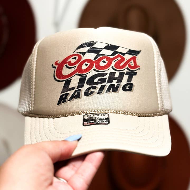 Hill + Hyde&Co - Vente Casquette de camionneur – femme - Casquette Coors Light Racing Trucker0