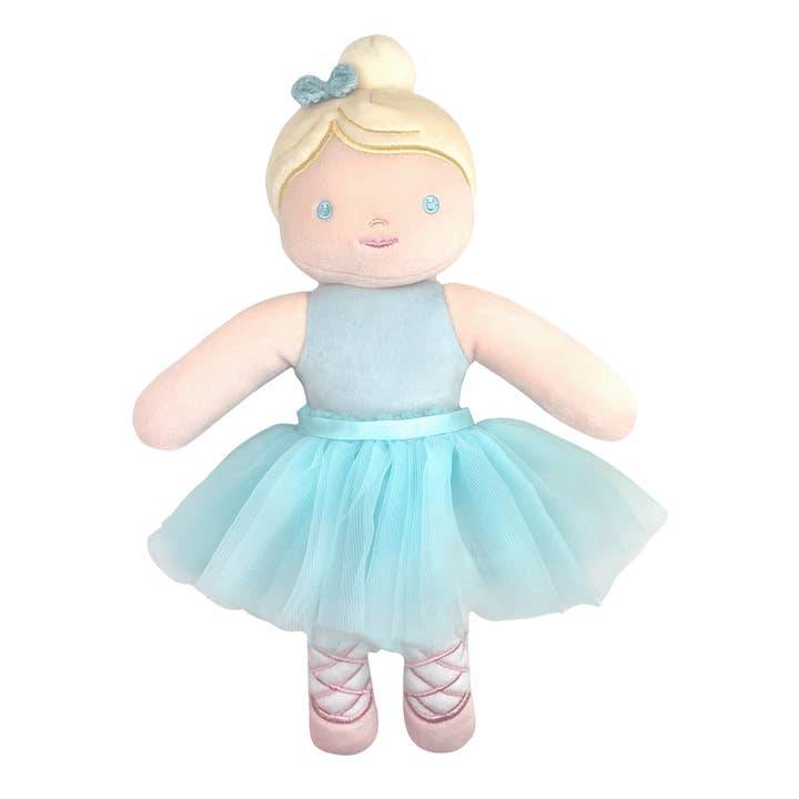 Petit Ami & Zubels - Wholesale Stuffed/Plush Toy - Kids & Baby - Allegra the Blue Ballerina Plush Toy
