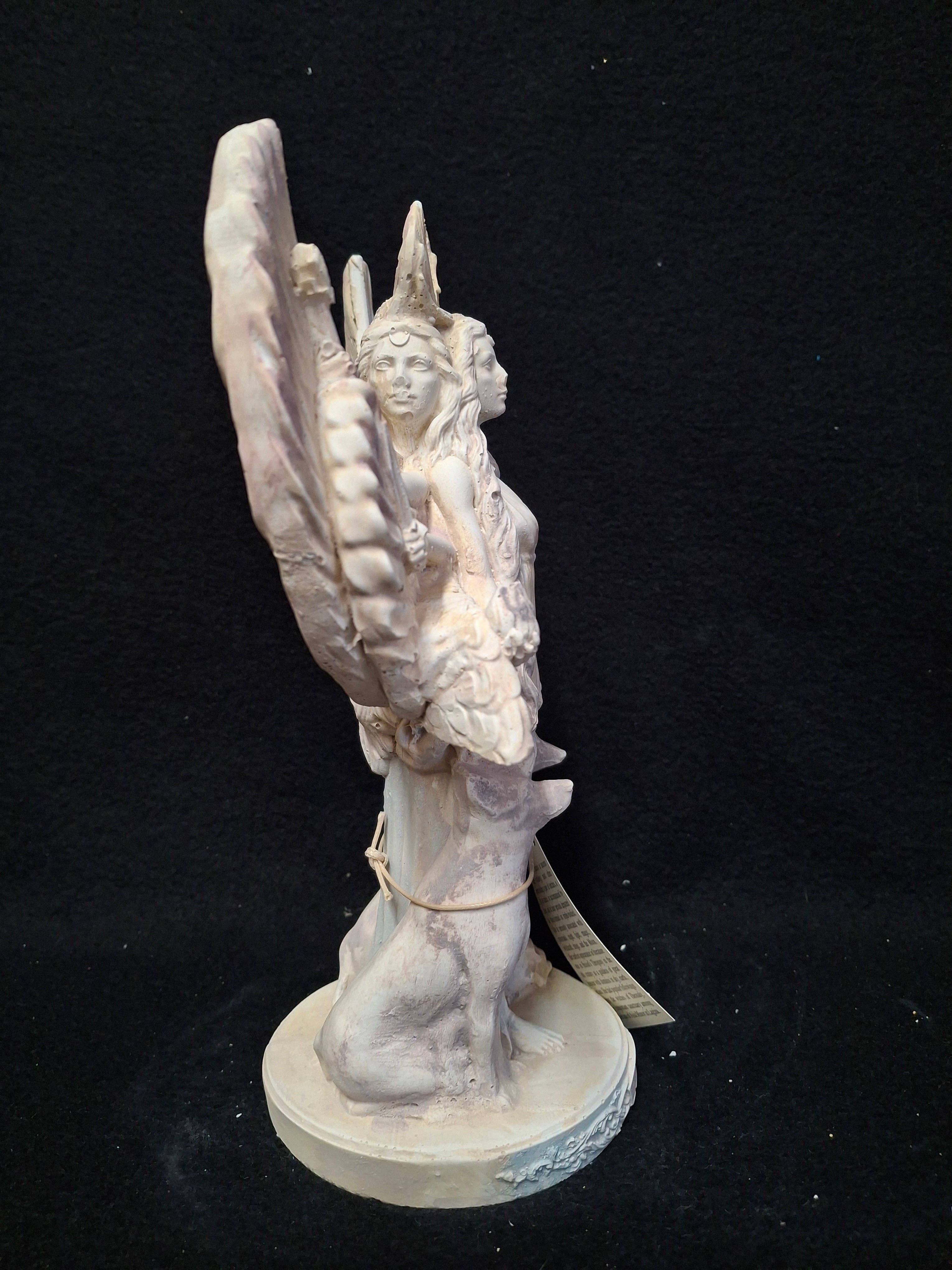 2 Greeks Inc - Wholesale Sculpture - Alabaster Statue of Hekate (Hecate) – Goddess of Magic & Crossroads2