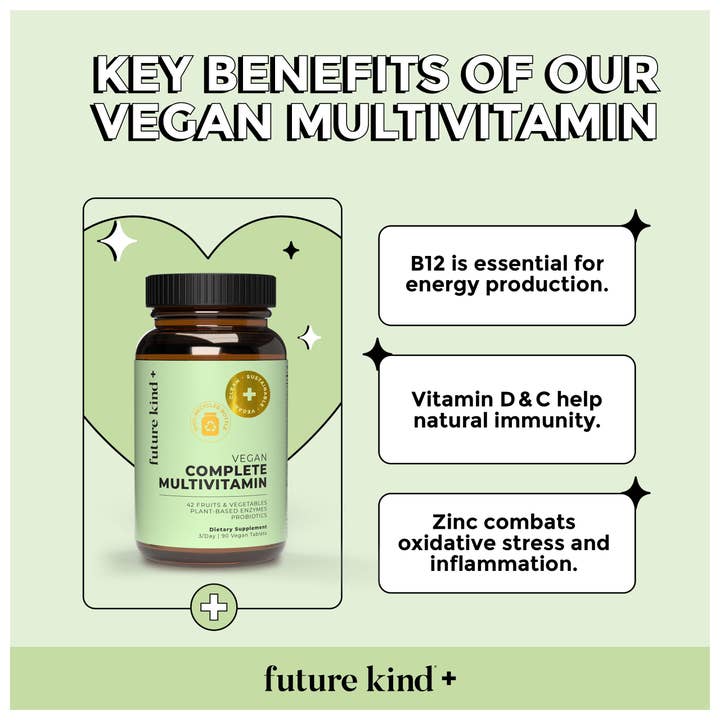 Future Kind - Wholesale Oral Supplement/Vitamin - Vegan Complete Multivitamin (Vitamins + Probiotic + Enzymes)2
