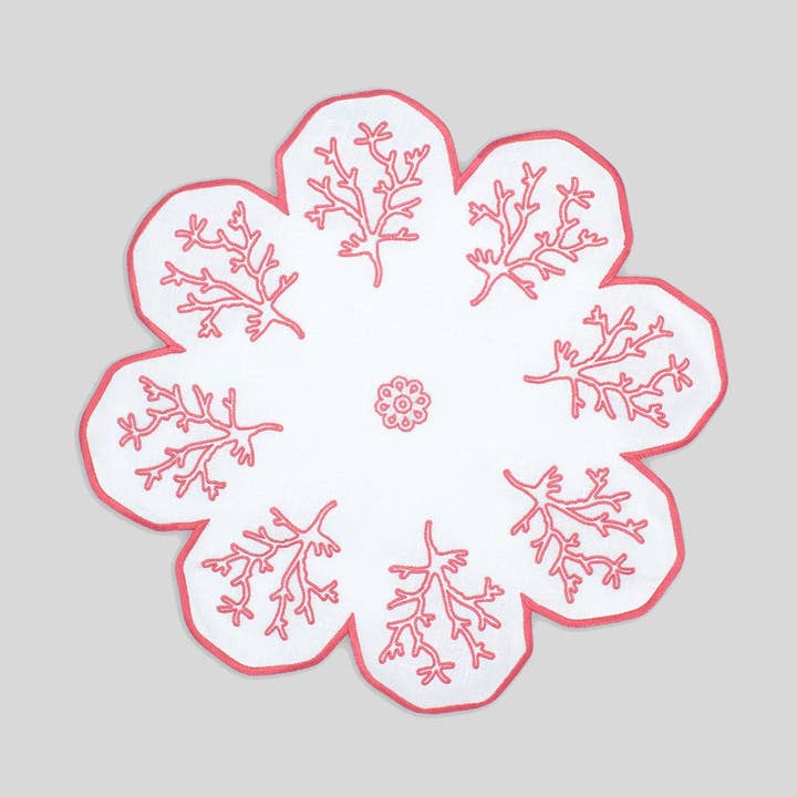 PRATO DE APRESENTAÇÃO CORAL ROSA CORAL por atacado de Cibelle