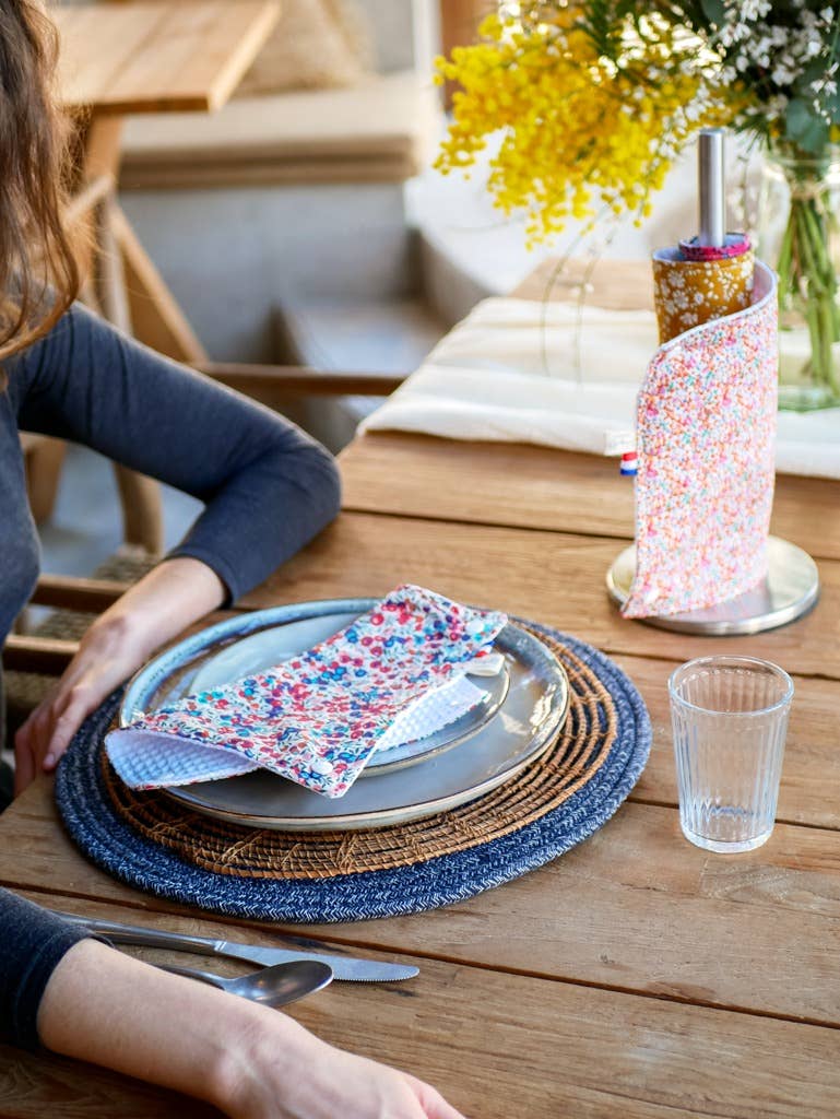 Trinquette Atelier - Wholesale Dishcloth - Washable and reusable paper towel roll - 5 sheets3