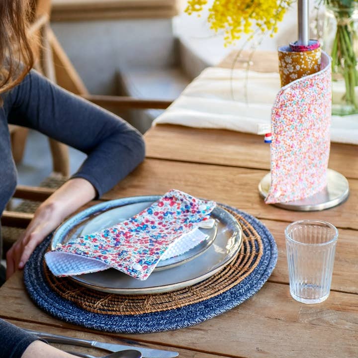 Trinquette Atelier - Wholesale Dishcloth - Washable and reusable paper towel roll - 5 sheets3