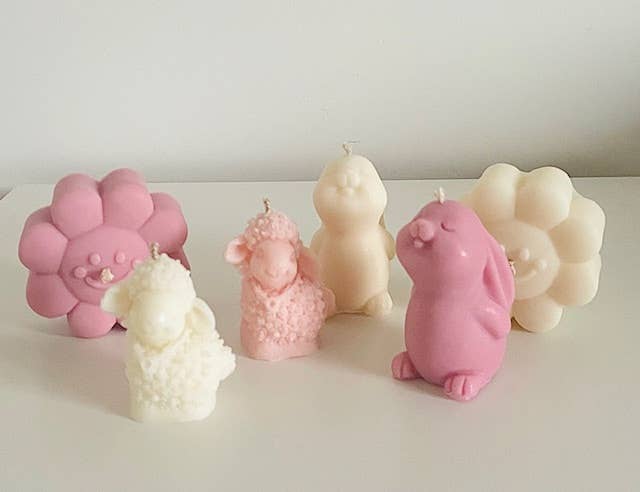 Sweet-Deco Creative - Wholesale Novelty Candle - Hand cast lamb candle2