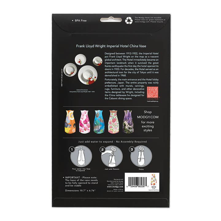Modgy - Vente Vases - Vase extensible Modgy - Frank Lloyd Wright, Chine impériale5