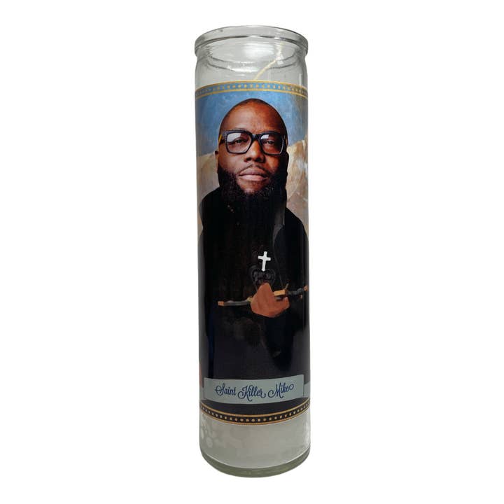 Killer Mike Hengiven Bøn Saint Candle for engroshandel hos The Luminary and Co.