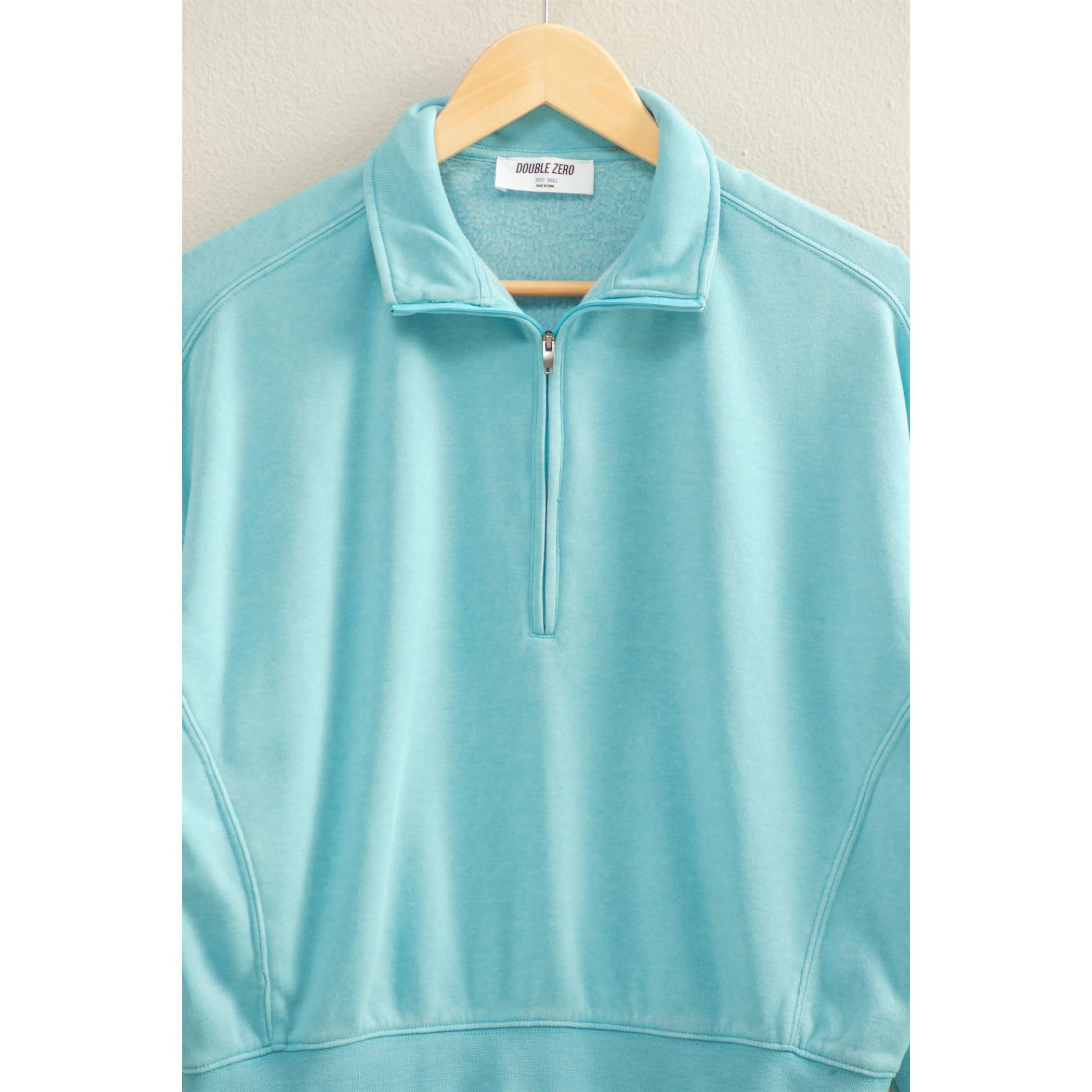 Double Zero - Venta al por mayor Sudadera - Mujer - Sudadera con media cremallera Love This Way4