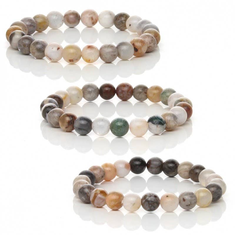 UniArt - Wholesale Cuff Bracelet - Bamboo agate bracelet4