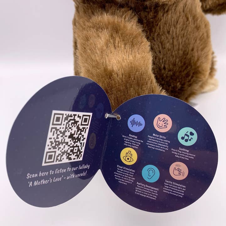 Sense of Calm - Wholesale Knuffels - Kinderen en baby - Sense of Calm schattige muzikale luiaard knuffel 20 cm4