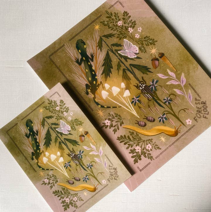 Lantern Print Co. - Wholesale Art Print - Art Print: Forest Floor; 5x7, 8x10, 4x61