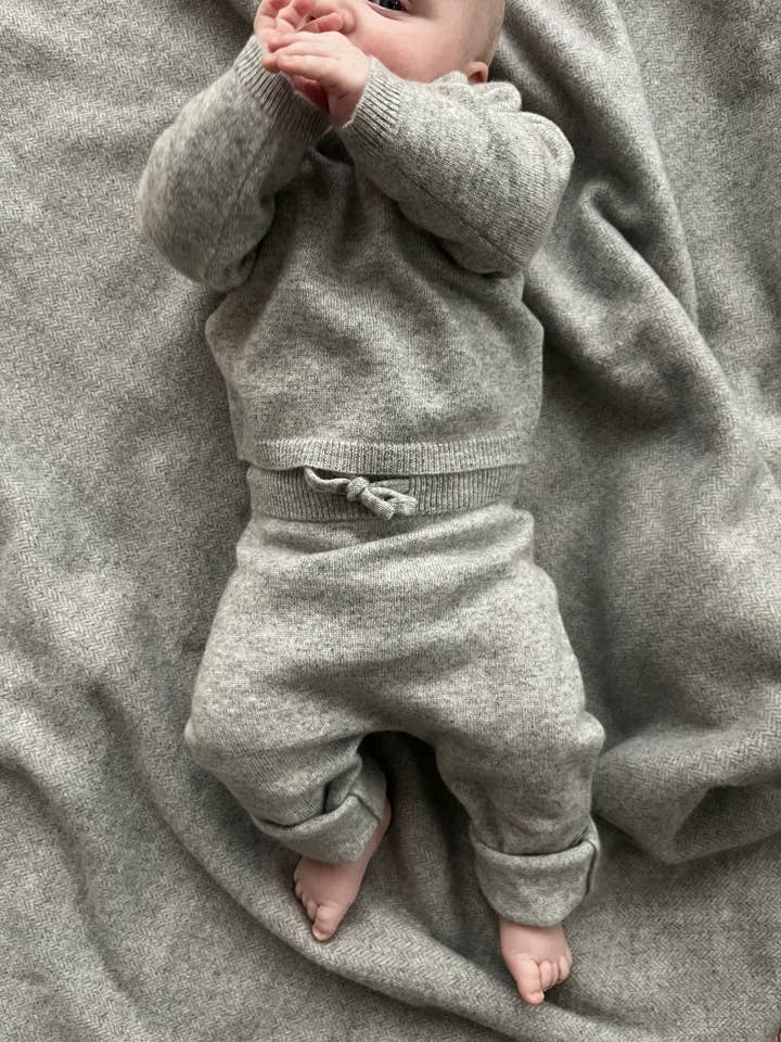 LILLE TONI - Wholesale Pants - Baby - Pants ''Lene'' in grey melange1