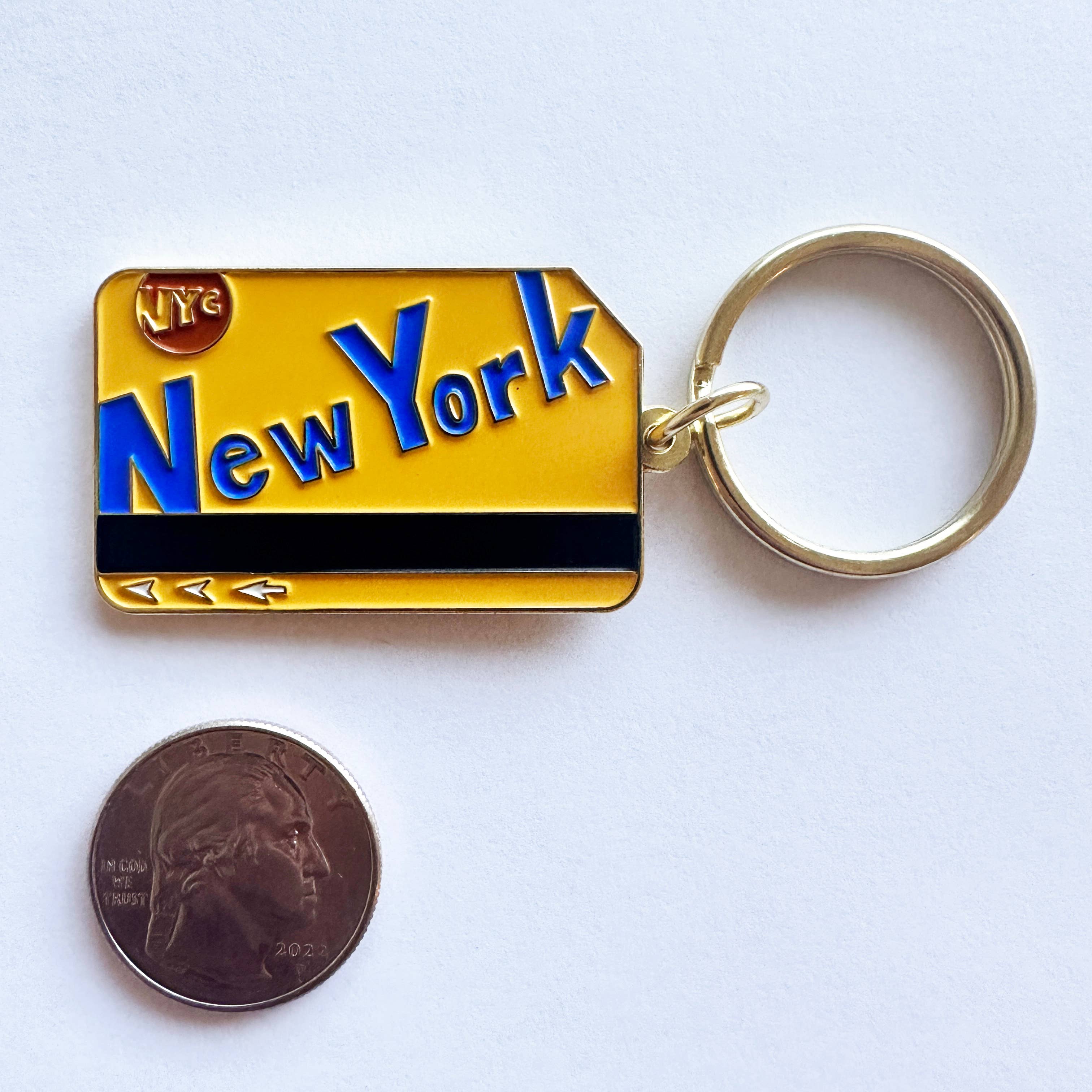 Made by Nilina - Wholesale Keychain - Unisex - New York City Metrocard Enamel Keychain NY Subway Souvenir3