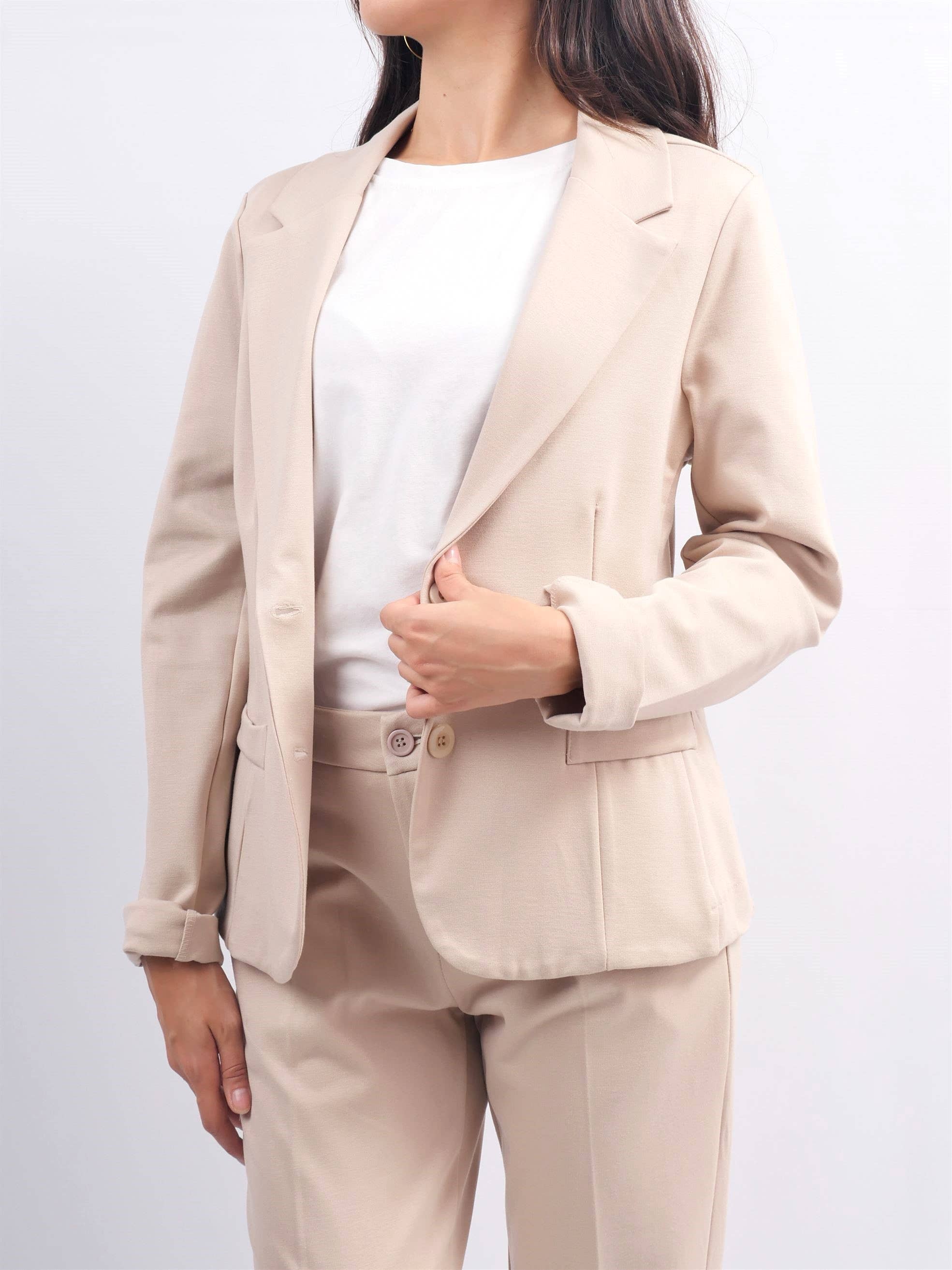 Cecile Wang - Wholesale Blazer - Women's - Stretch blazer CVA5161725