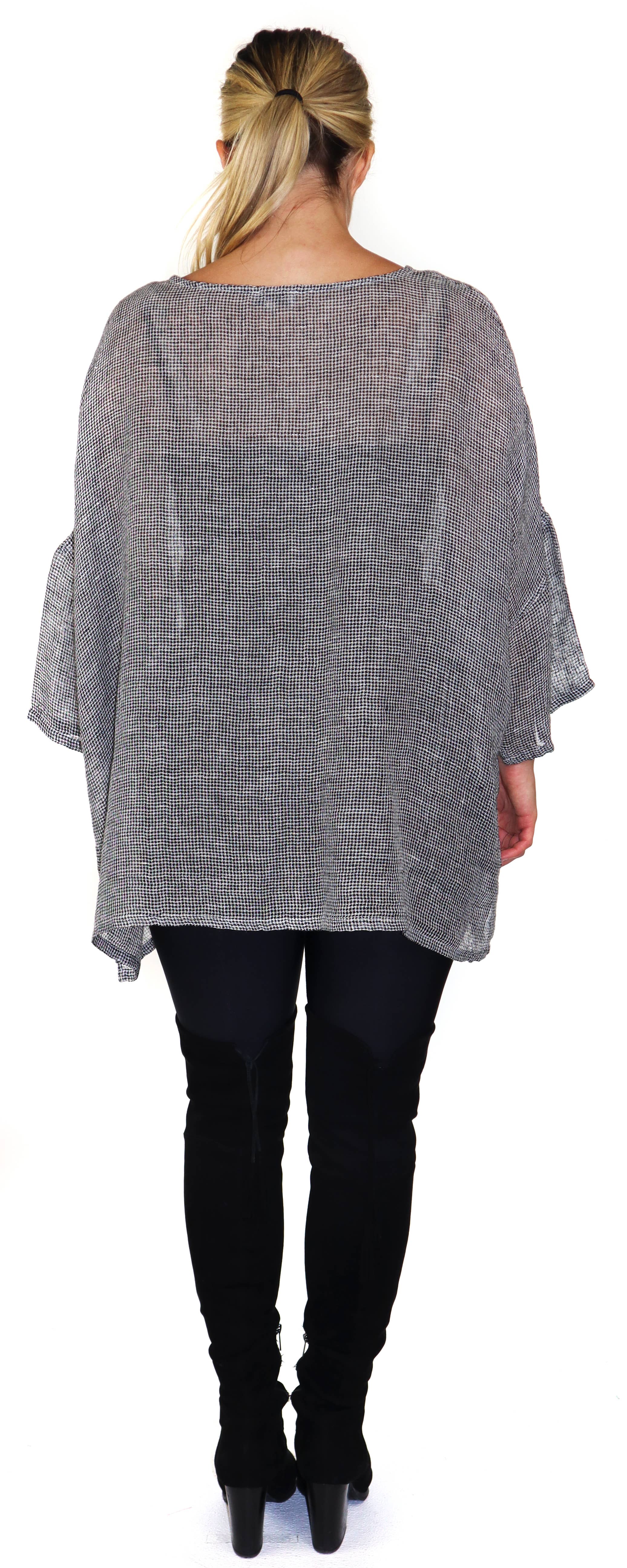 LINEN AND GAUZE - Wholesale Tunic - Women's - 3263  Linen Gauze Tunic2