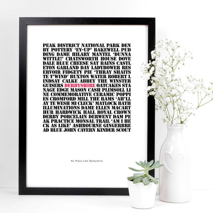Derbyshire Unframed Gift Print For Peak District Gift Shops for wholesale by Coulson Macleod (U.S. Duties Paid)