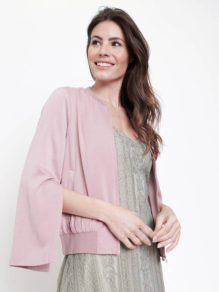 Bomberjacke mit Schlitzärmeln 20270 für den Großhandel von Mystree