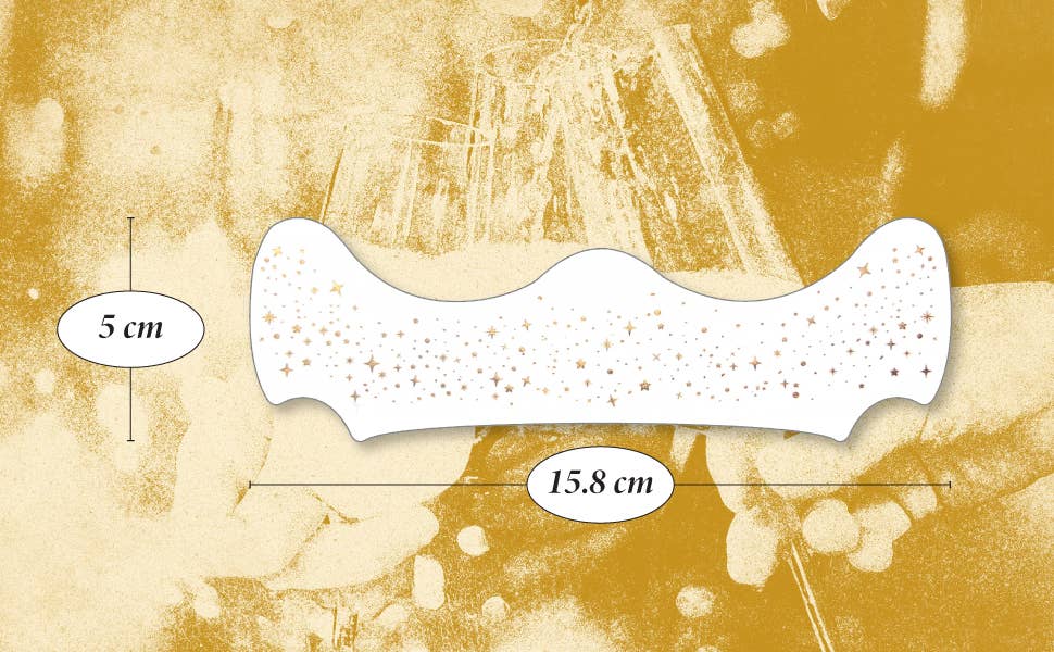 Fazit – wholesale Temporary tattoo – Gold Glitter Freckles Makeup Patches9