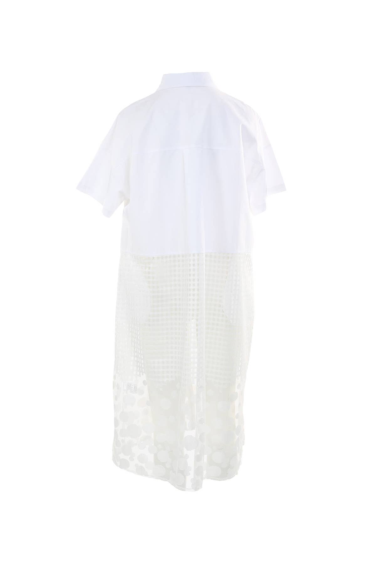 Beulah Style – wholesale Klänning - Dam – Polka Dot Mesh Fall & Nätkombo Midiklänning PE30027