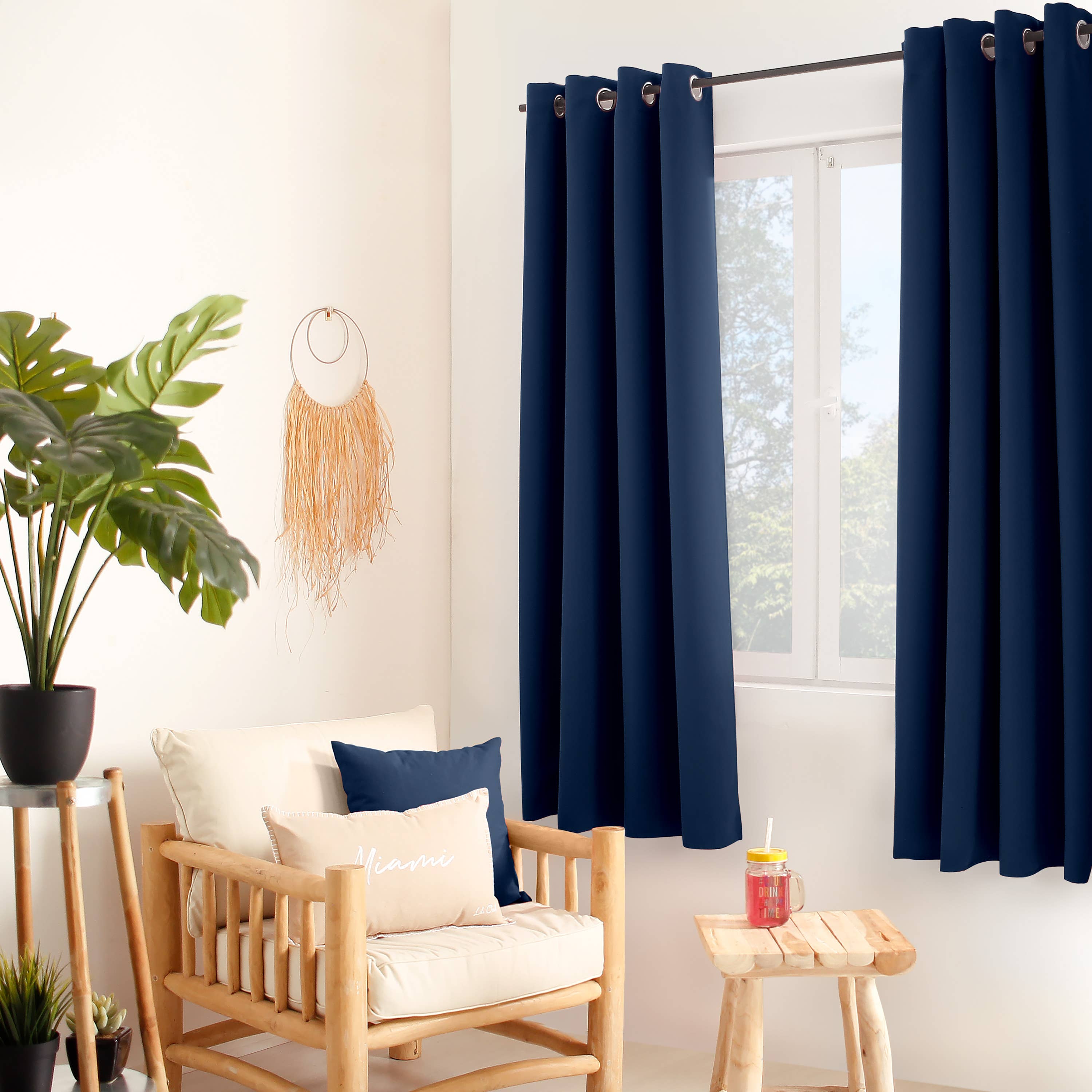 DECOSTARS - CmaDECO - Wholesale Curtain - Blackout Curtain with Grommets, 140x180cm, Licorice Collection27