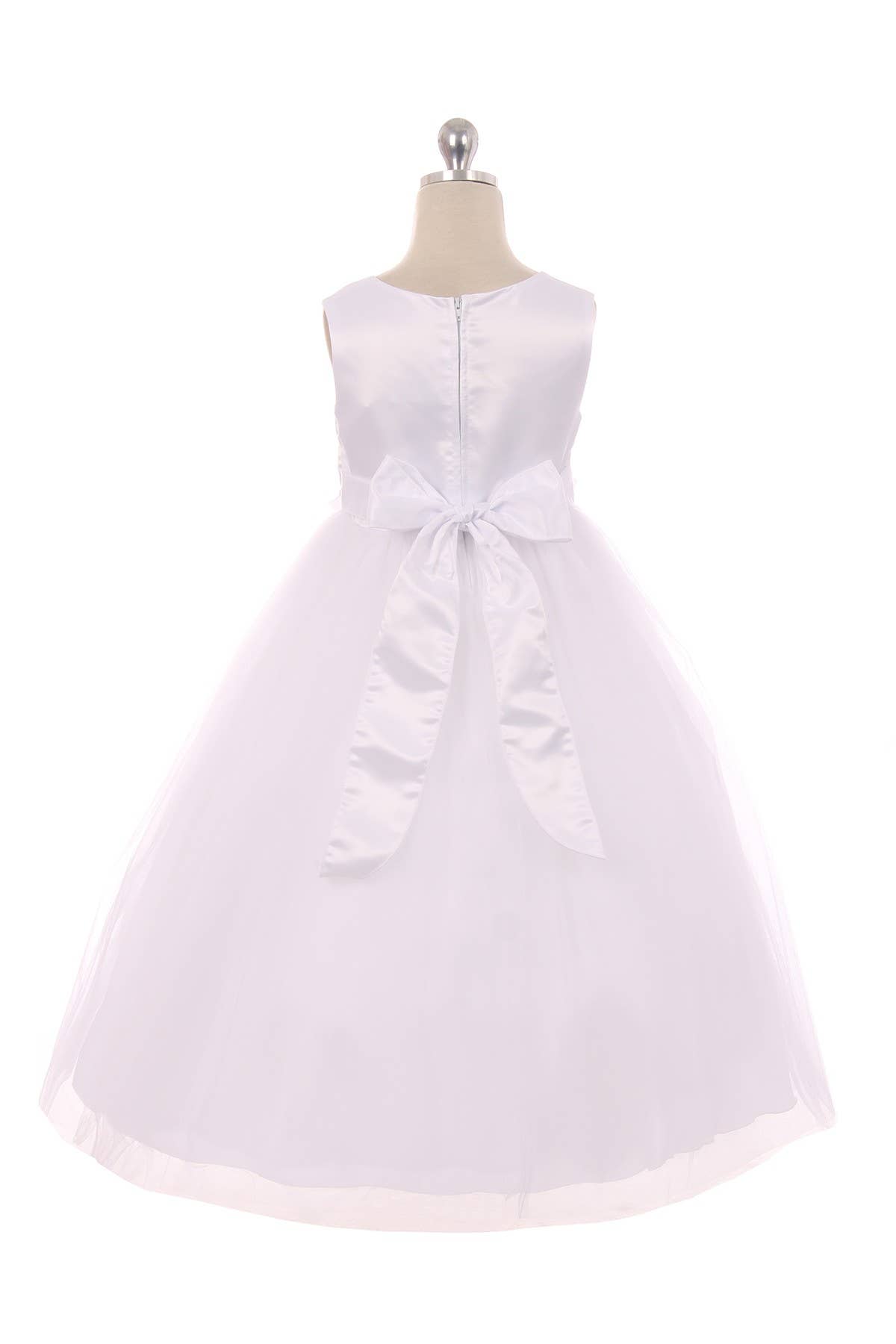 Kid's Dream - Wholesale Dress - Kids - Satin & Tulle 3 Flower Girls Dress6