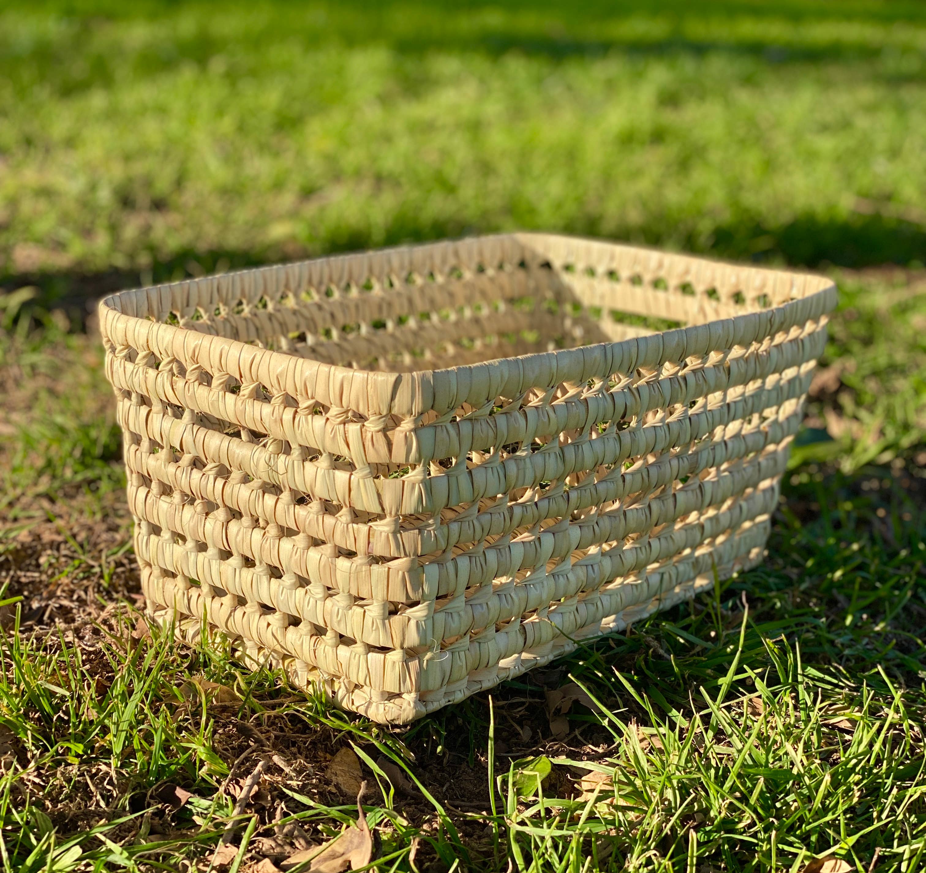 Maya Mallorca - Wholesale Basket - RECTANGULAR CANE BASKET0