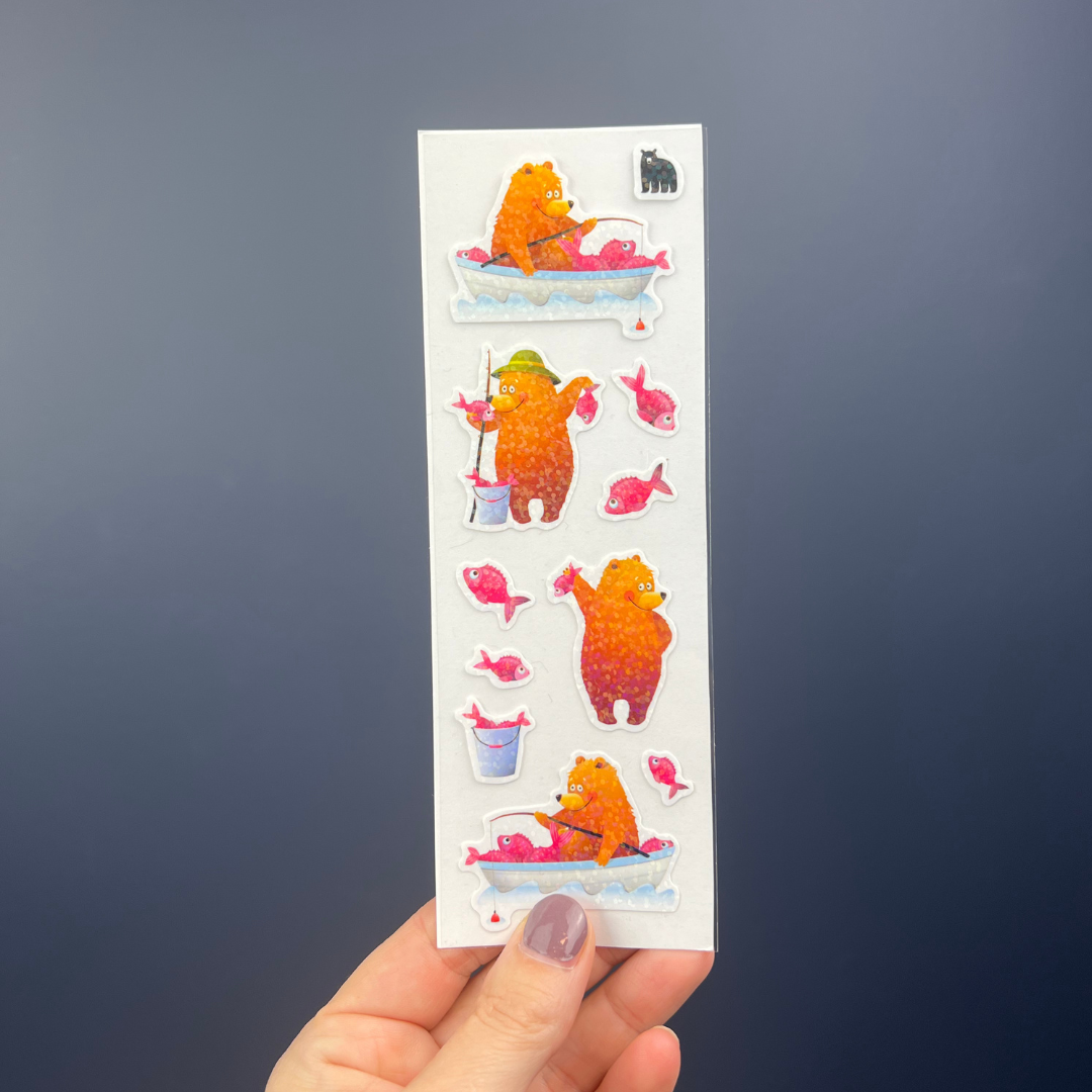 Four Bears Sticker Club – Engroshandel Klistermærke - Børn og baby – Fisher-bjørn2