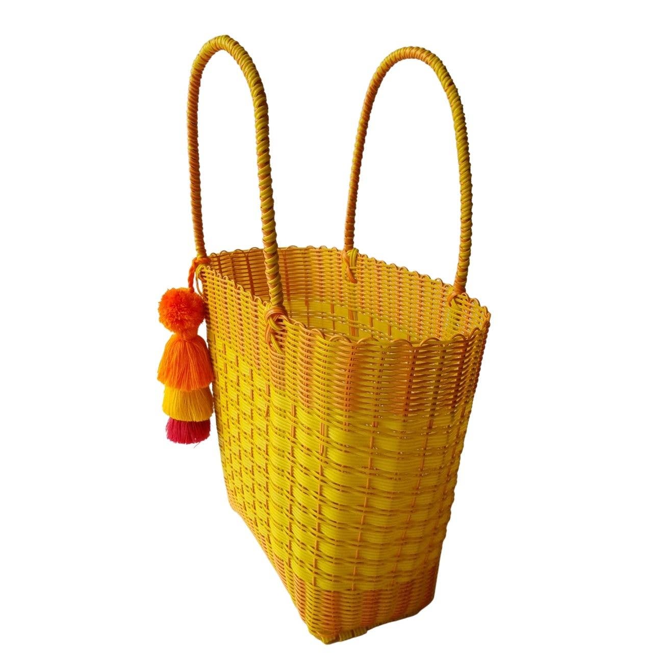 Achiote Guatemalan Goods – Großhandel Tragetasche – Damen – Achiote Einkaufstasche aus recyceltem Kunststoff, 100% handgefertigt, 3 Farben9