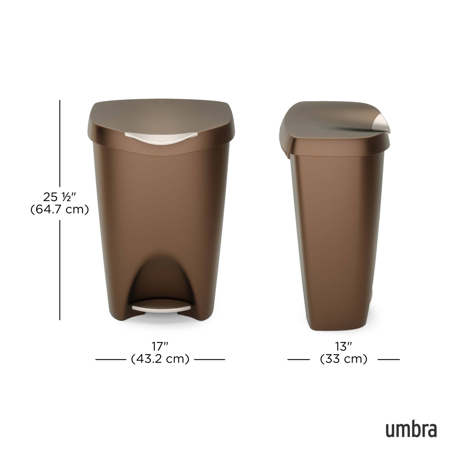 Umbra - Wholesale Trashcan/Trash Bin - Brim Step On Trash Can32