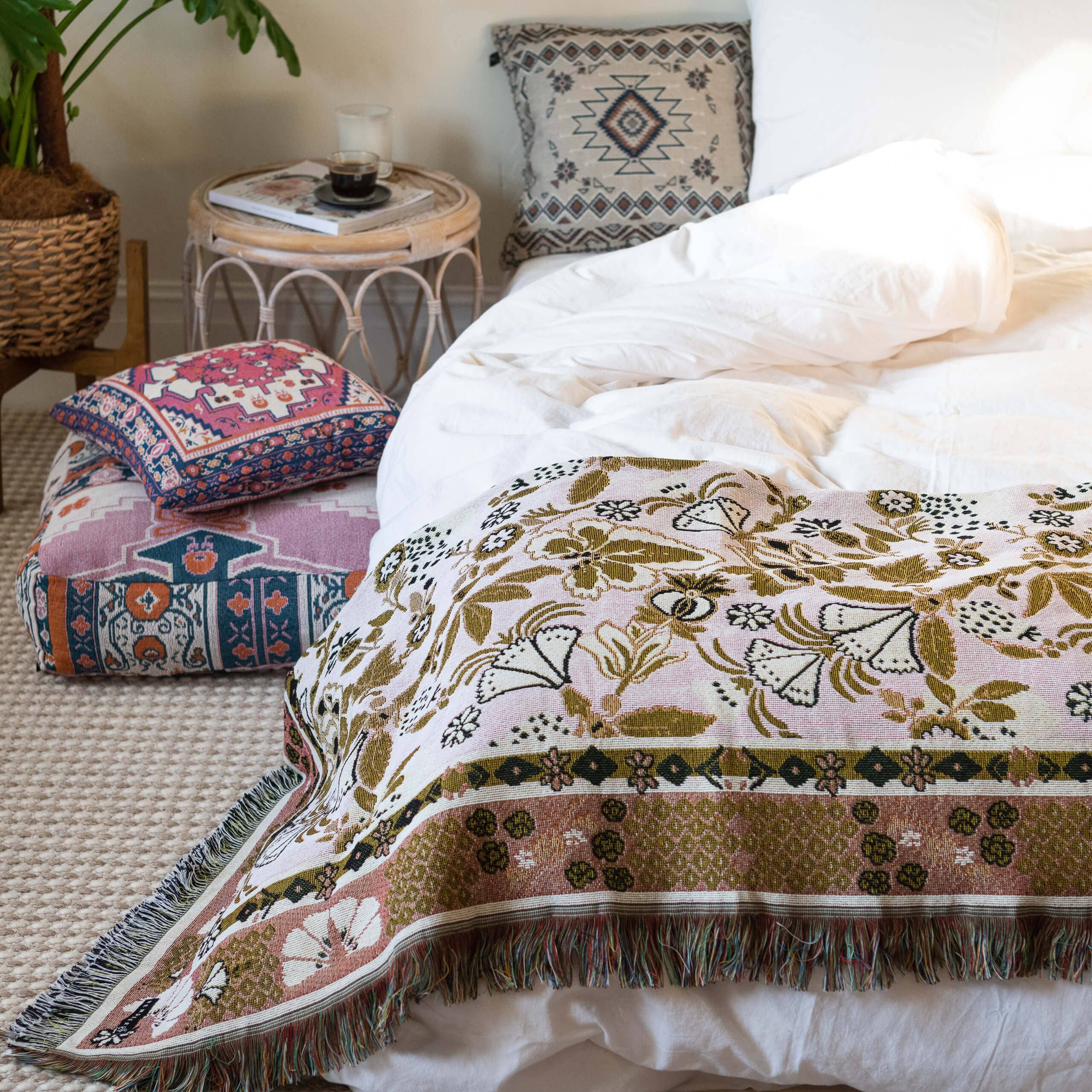 HENDEER - Wholesale Picnic Blanket - 'Eleanor Rigby' Woven Picnic Rug/Throw3