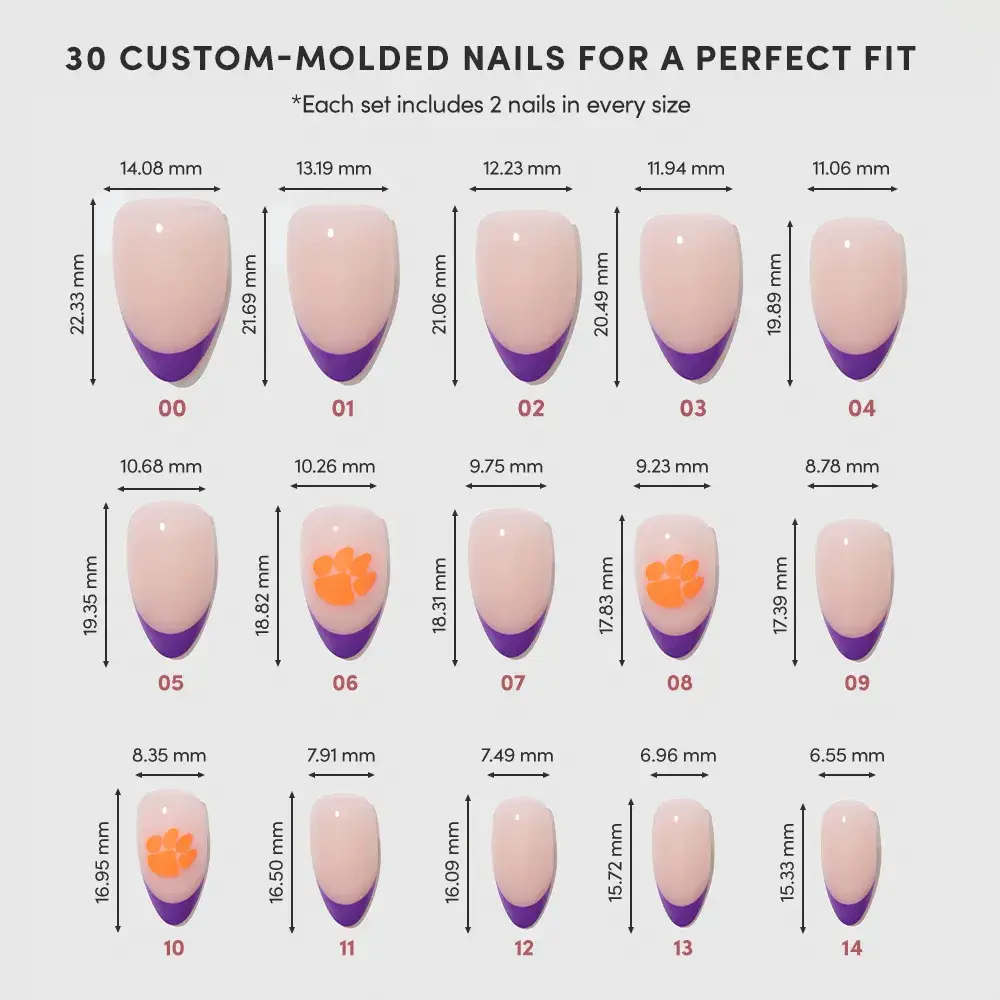 Glamnetic - Wholesale Press-On/Fake Nails - Glamnetic x Fanatics The Collegiate Press-On Nail Collection47