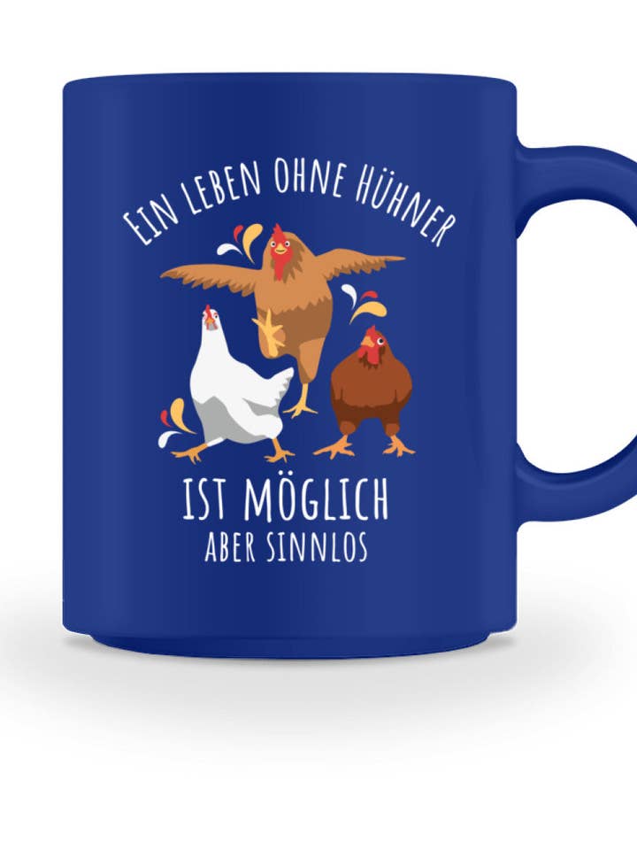 Leven zonder kippen - keramische mok voor wholesale door GARTENFAN