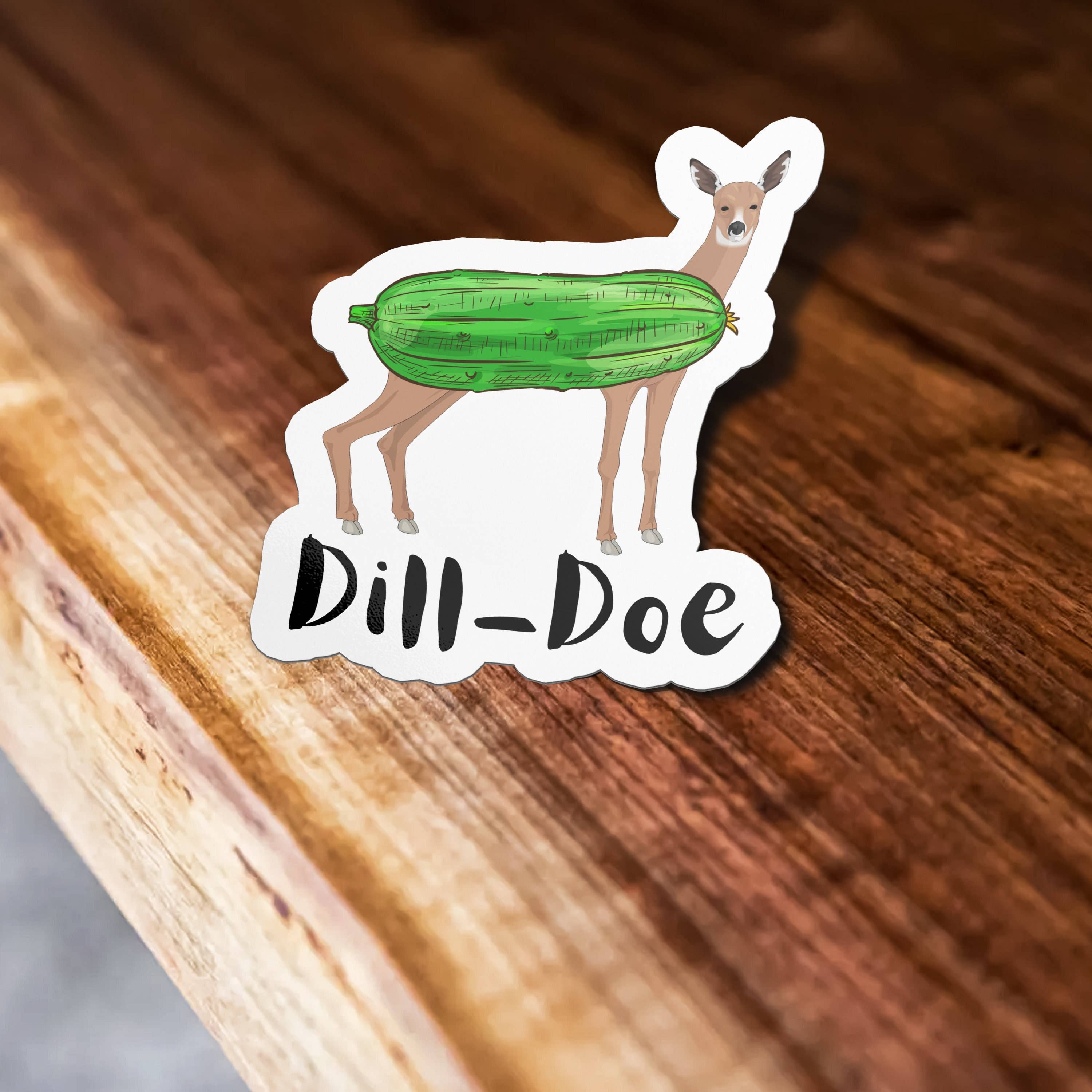 Sticker Bull – wholesale Sticker – Dill-Doe Sticker, Funny Deer Sticker Meme Sticker, Waterproof Vinyl Sticker for Car, Laptop, Phone1