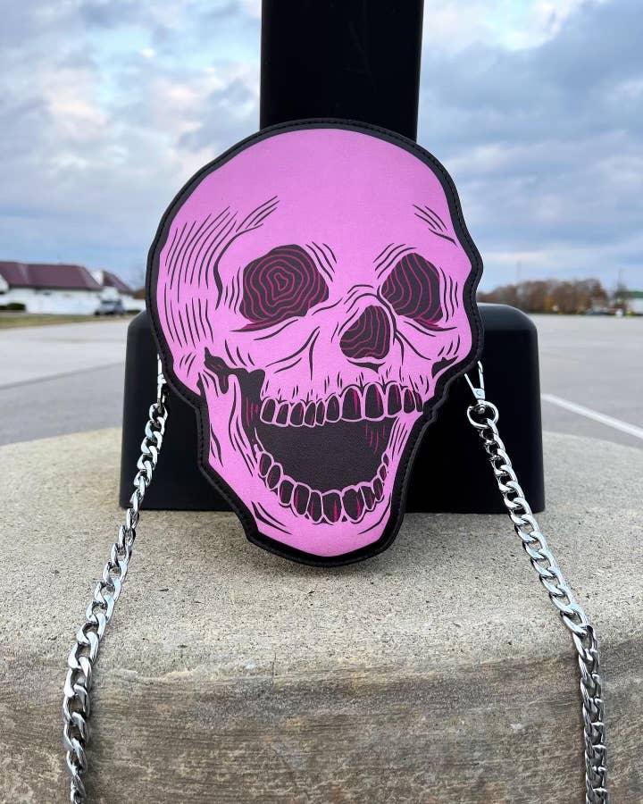 XRAEART Clothing Co - Wholesale Crossbody Bag - Women's - X-Ray Vision Skull PU Leather Crossbody Bag1