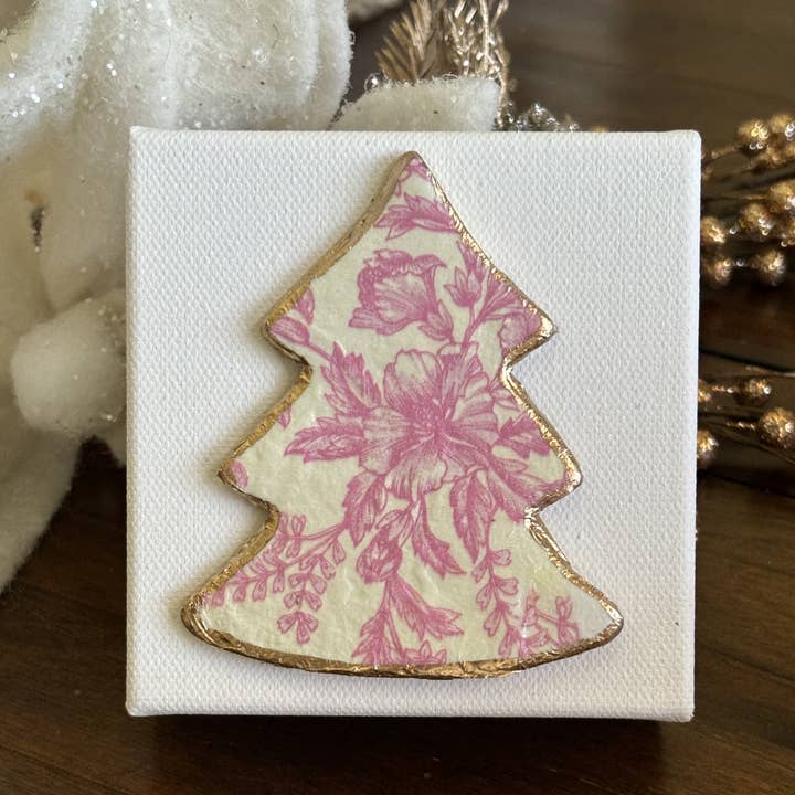 Rouge 225 - Wholesale Canvas Art - Vintage Design Christmas Tree Canvas Art
