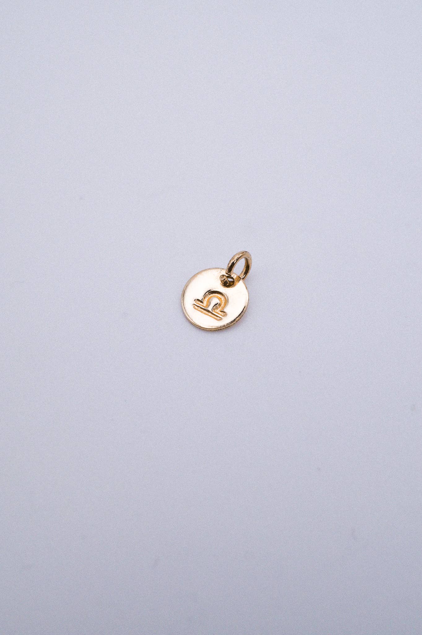 Hannah Naomi - Wholesale Individual Charm/Pendant - Tiny Zodiac Circle Charm, SOLID 14K Gold6