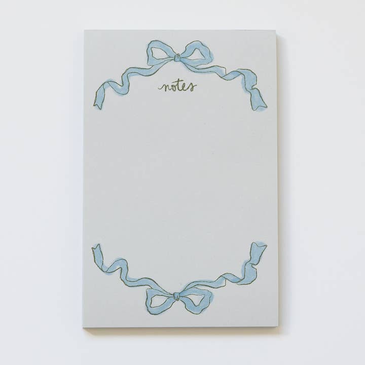 Sumner Lane - Wholesale Notepad - Blue Ribbon Bow Notepad0