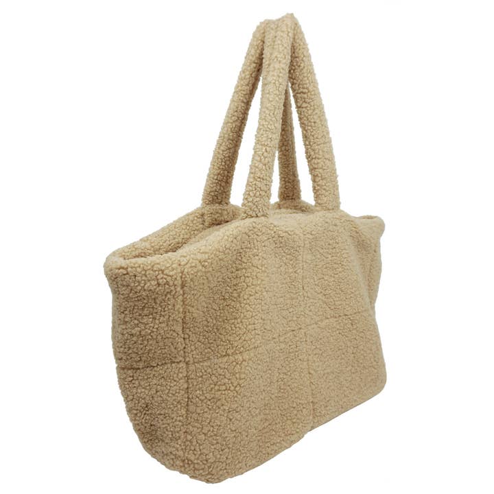 Anais - Wholesale Tote Bag - Women's - Tote bag in faux fur S02341