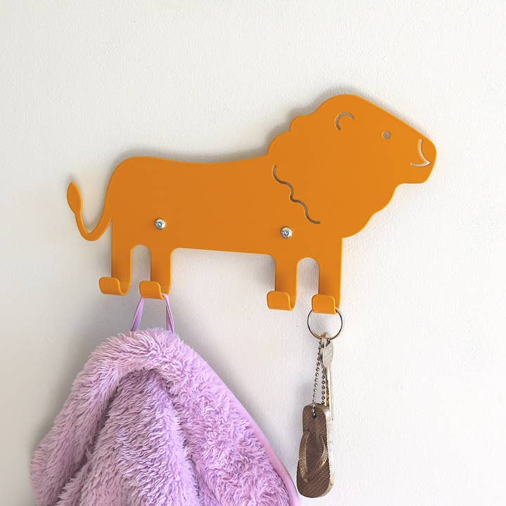 Kids Wall Hook Lion for wholesale by Marnelly