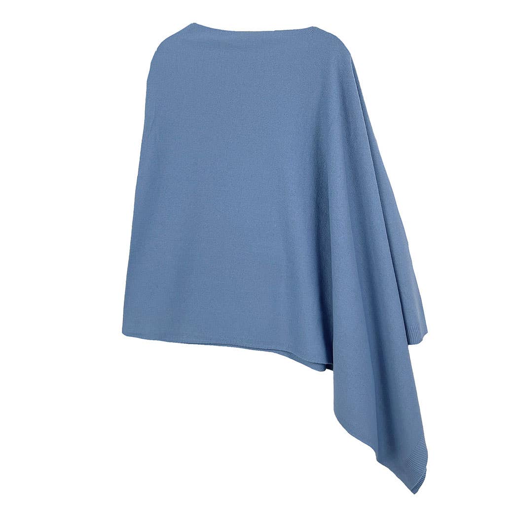 Fashion City – wholesale Poncho – Women's – Light Tone Solid Diamond Shape Scarf Poncho14