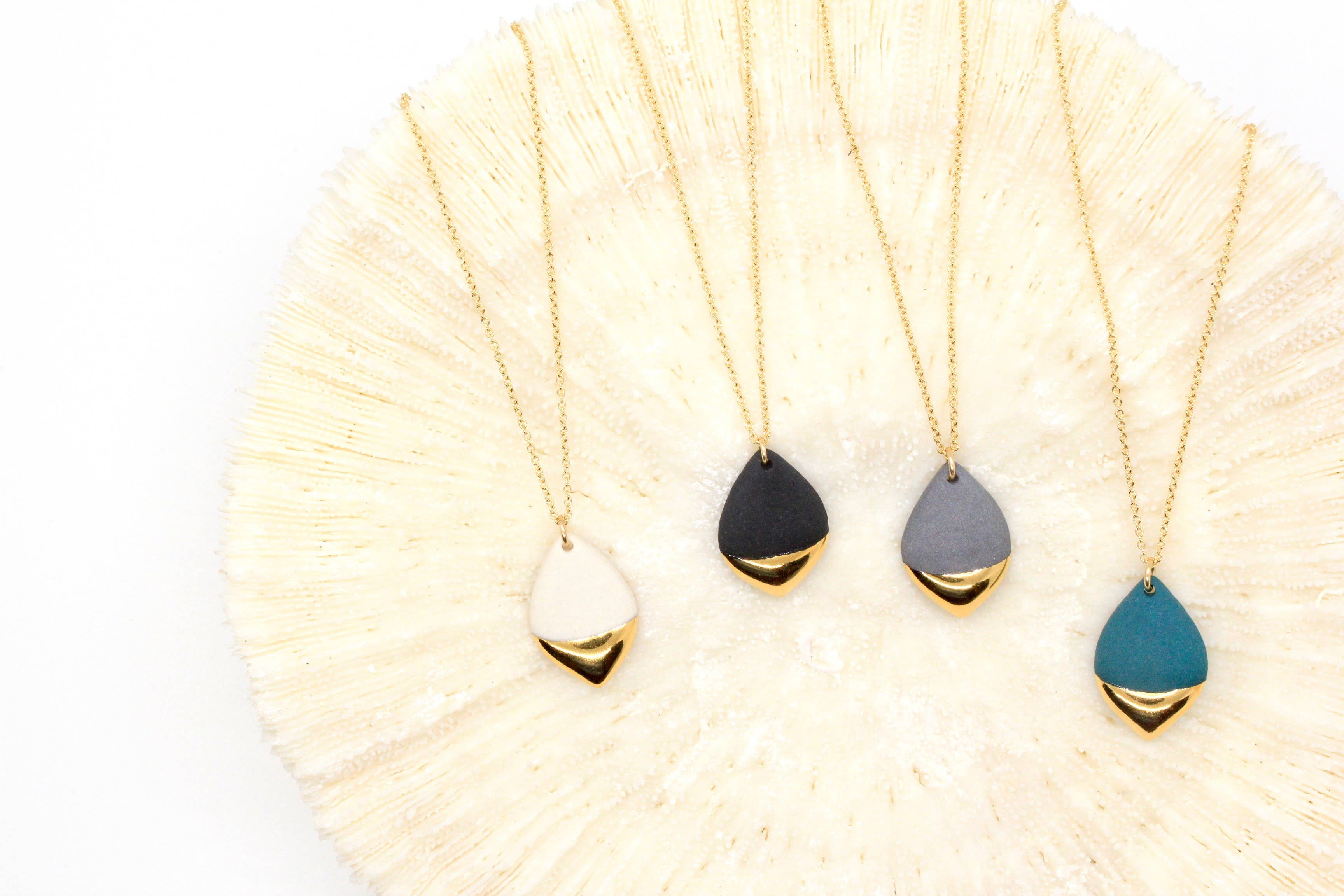 Mier Luo - Wholesale Pendant/Charm Necklace - Gold Dipped Marquise Necklace1