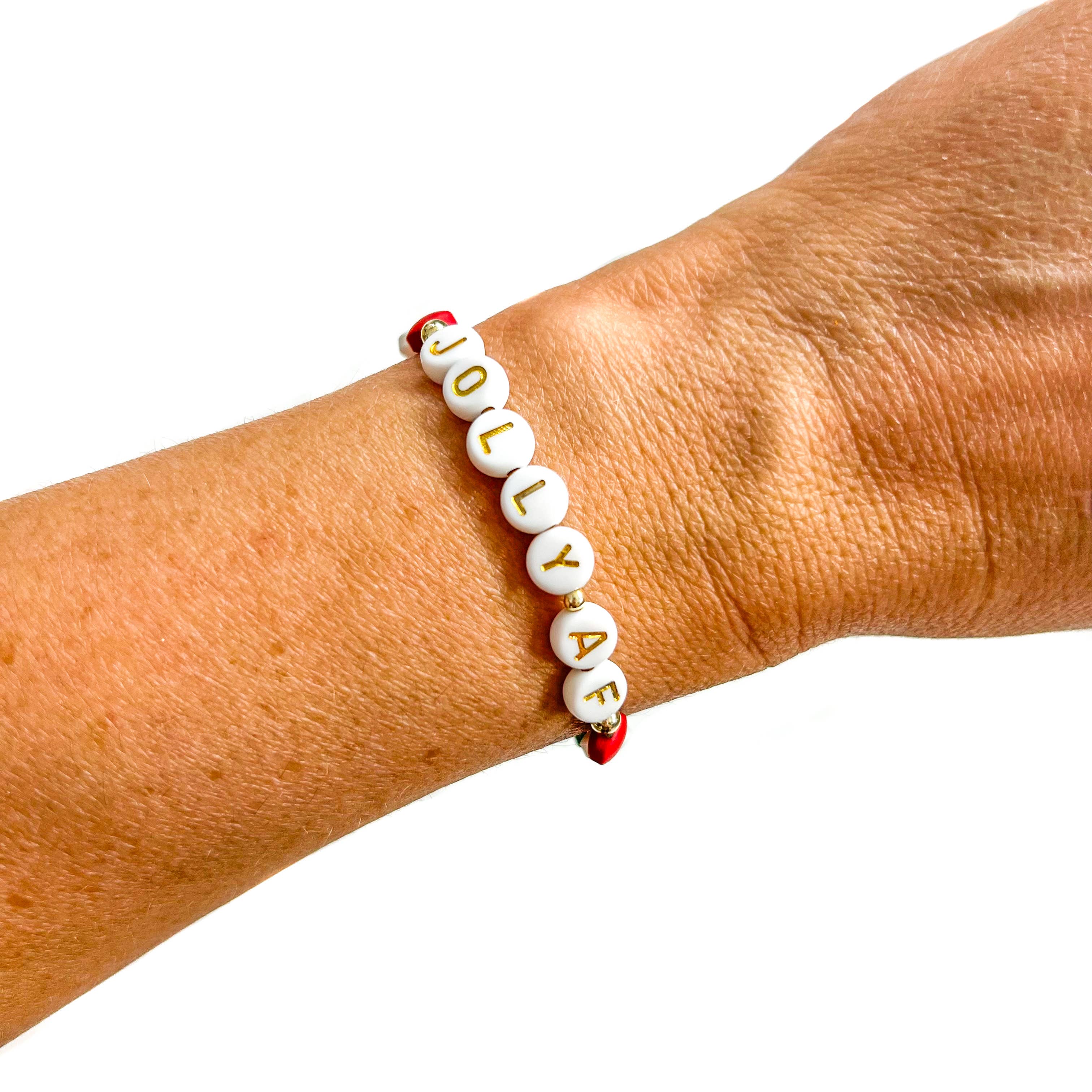 Savvy Bling - Vente Bracelet de perles - Bracelets de Noël11