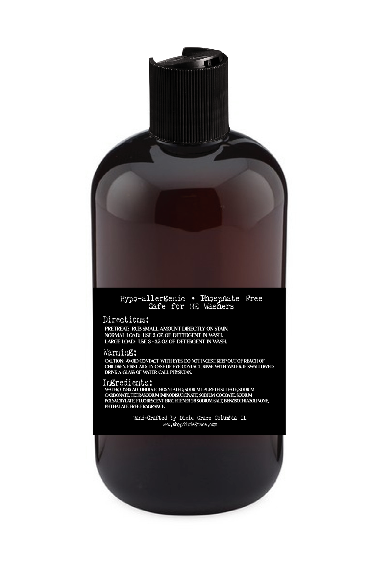 Dixie Grace - Wholesale Liquid Laundry Detergent - Redemption - Laundry Detergent4