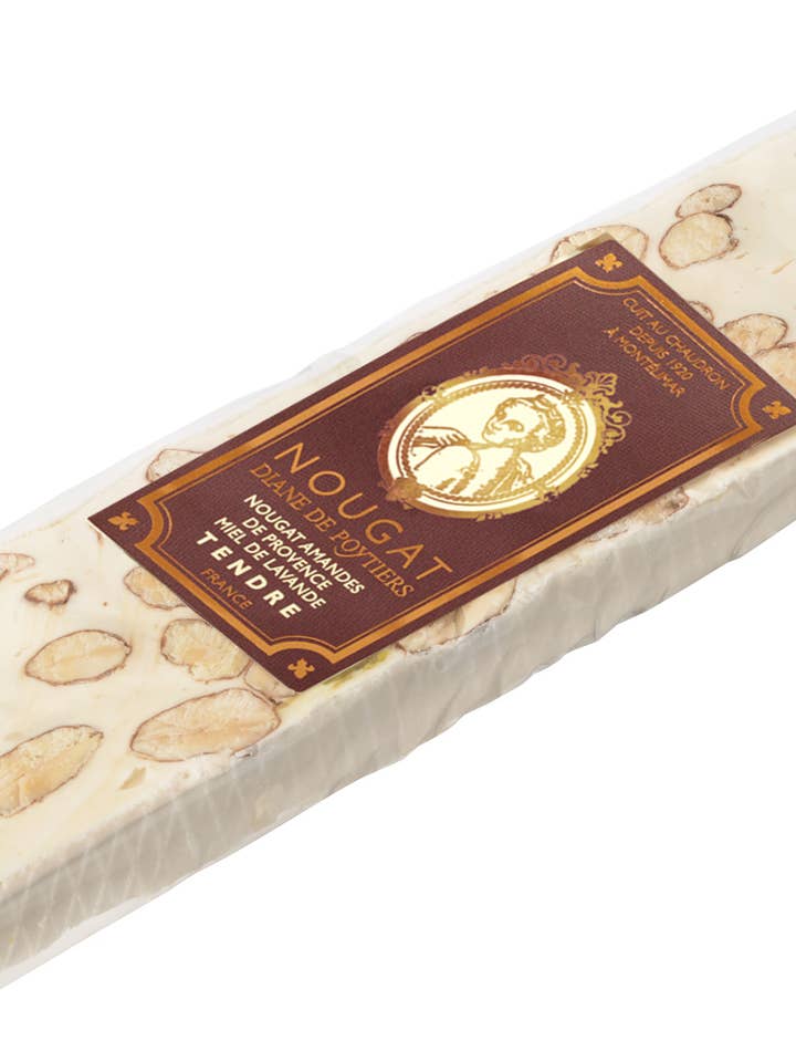Nougat des Rois - Mandlar & honung från Montélimar Bar 100g för wholesale av Nougat Diane De Poytiers