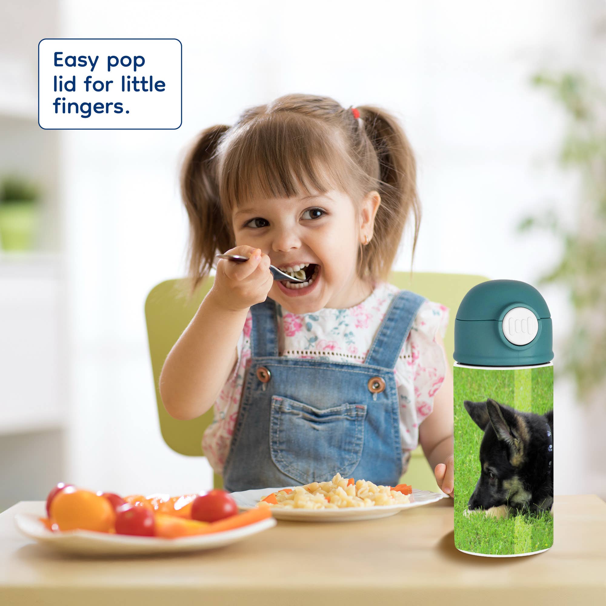 3dRose - Wholesale Water Bottle - 3dRose, German Shepherd Puppy, Kids Water Bottle7